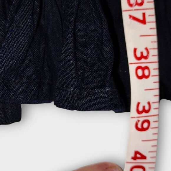 Vtg 90s Womens‎ Maxi Sz Medium Texas Black Skirt Pleats Silver Western Hippie - Picture 9 of 9